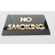 Plexiglass Πινακίδα No smoking 20cm