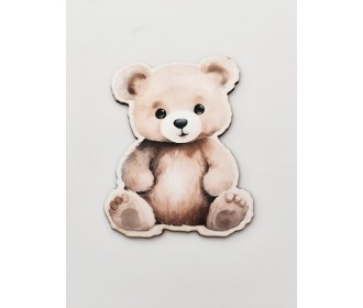 Ξύλινο διακοσμητικό αρκουδάκι #10