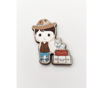 Ξύλινο διακοσμητικό ταξιδιώτης