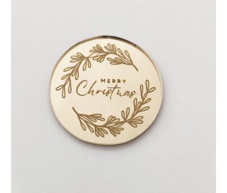 Plexiglass διακοσμητικό Merry Christmas 