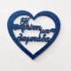 Plexiglass Καρδιά - Η πρώτη μου λαμπάδα