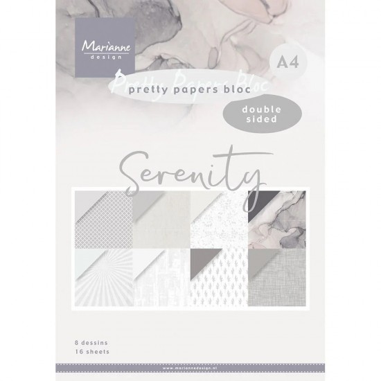 Σετ Χαρτόνια Χειροτεχνίας  Marianne Design • Serenity 29.70cm x 21 cm 16Φ