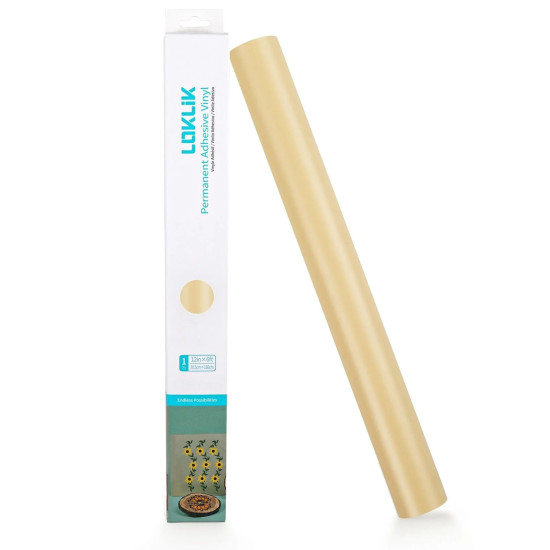 Permanent Adhesive Vinyl Matte Beige 30.5x180cm