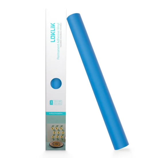 Permanent Adhesive Vinyl Matte Light Blue 30.5x180cm