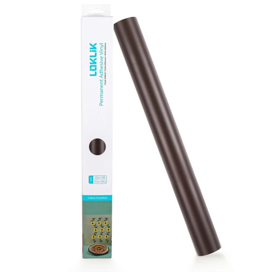 Permanent Adhesive Vinyl Matte Dark Coffee 30.5x180cm
