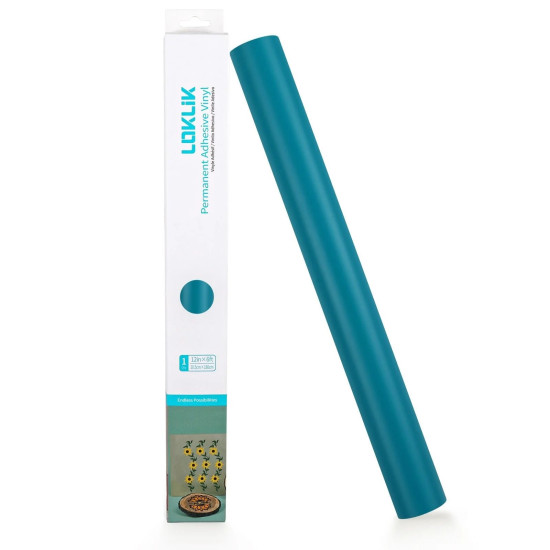 Permanent Adhesive Vinyl Matte Teal 30.5x180cm