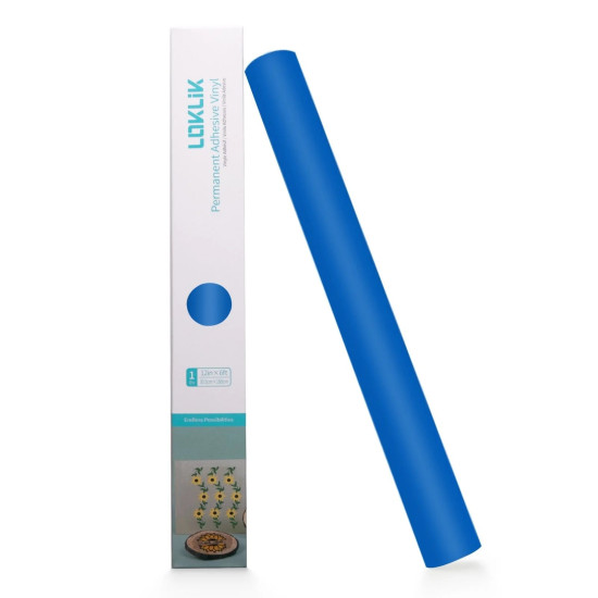 Permanent Adhesive Vinyl Matte Blue 30.5x180cm