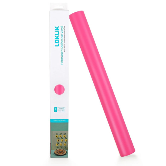 Permanent Adhesive Vinyl Matte Pink 30.5x180cm