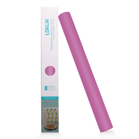Permanent Adhesive Vinyl Matte Fuchsia 30.5x180cm