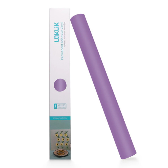 Permanent Adhesive Vinyl Matte Light Purple 30.5x180cm