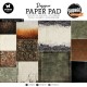 Studio Light • Grunge Collection Die-cut Paper Pad Background Papers 20cm x 20cm 36φ 170γρ