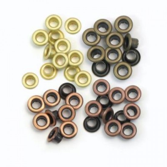 We R Memory Keepers standard eyelets 60τεμ Warm copper