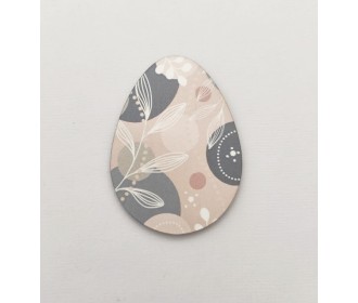 Αυγό ξυλινο με έγχρωμη εκτύπωση #6 Αυγό ξυλινο με έγχρωμη εκτύπωση #6