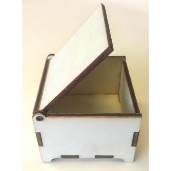 Ξύλινο Κουτί Καπάκι 7x7x4
