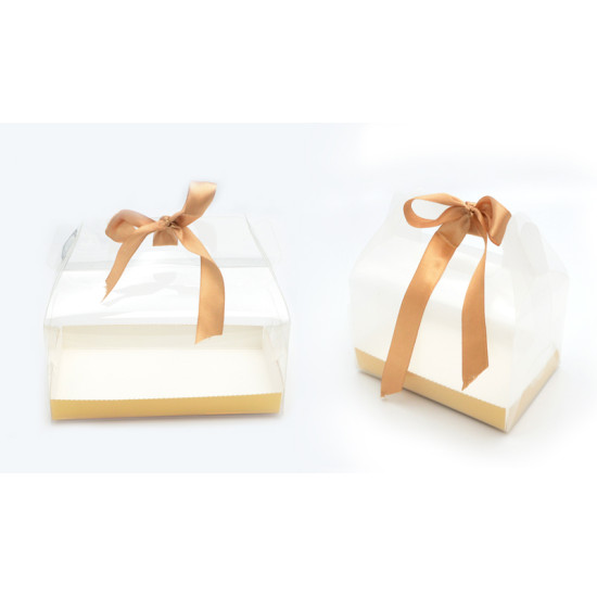 ΚΟΥΤΙ ΔΙΑΦΑΝΟ ΓΙΑ ΔΩΡΟ 15cm x 10cm x 9cm