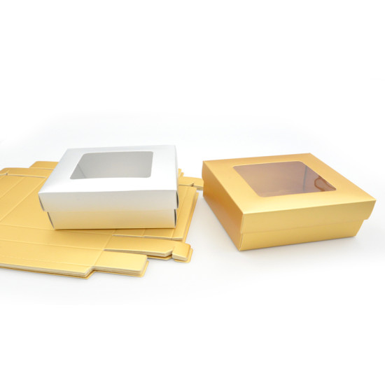 ΚΟΥΤΙ ΜΕ ΚΑΠΑΚΙ ΠΑΡΑΘΥΡΟ ΖΕΛΑΤΙΝΑ 22cm x 17cm x 7.5cm