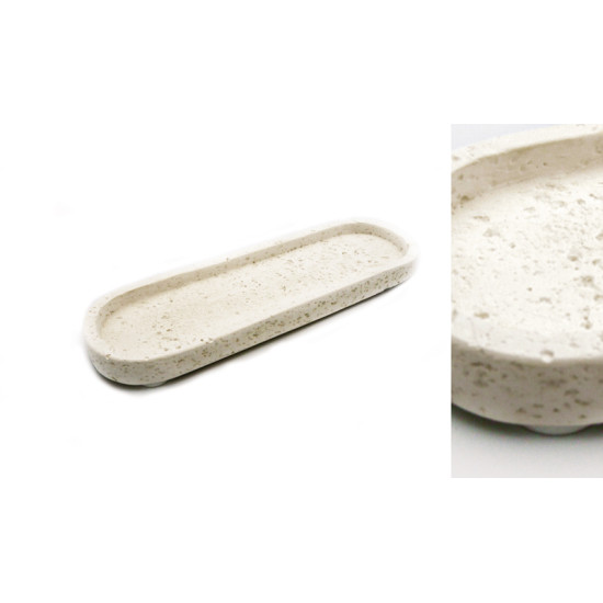 ΜΑΚΡΟΣΤΕΝΟ ΠΙΑΤΟ ΑΠΟ ΠΟΡΟΛΙΘΟ 25cm x 7.5cm