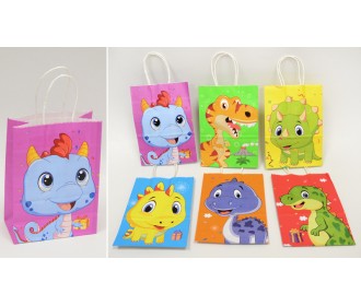 ΤΣΑΝΤΑ ΣΤΡΙΦΤΟ ΧΕΡΑΚΙ ΜΙΚΡΗ ΜΕ ΔΕΙΝΟΣΑΥΡΟΥΣ 15cm x 21cm 0402116