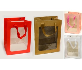 ΤΣΑΝΤΑ ΜΕ ΠΑΡΑΘΥΡΟ ΜΕΣΑΙΑ 20cm x 30cm x 16cm 0402129