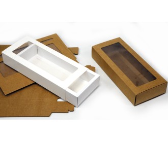 ΧΑΡΤΙΝΟ ΚΟΥΤΙ ΣΥΡΤΑΡΩΤΟ ΜΕ ΠΑΡΑΘΥΡΟ 27cm x 12cm x 5cm 0402157 ΧΑΡΤΙΝΟ ΚΟΥΤΙ ΣΥΡΤΑΡΩΤΟ ΜΕ ΠΑΡΑΘΥΡΟ 27cm x 12cm x 5cm 0402157