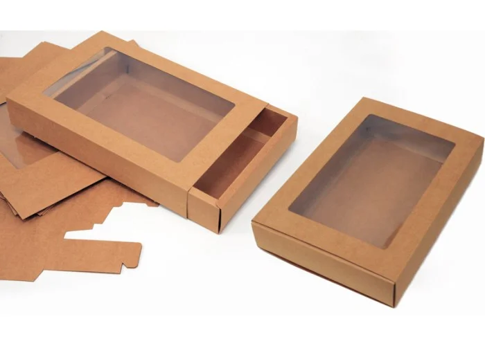 ΧΑΡΤΙΝΟ ΚΟΥΤΙ ΣΥΡΤΑΡΩΤΟ ΜΕ ΠΑΡΑΘΥΡΟ 18cm x 16cm x 4cm 0402158
