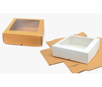 ΚΟΥΤΙ ΤΕΤΡΑΓΩΝΟ ΧΑΡΤΙΝΟ ΜΕ ΚΑΠΑΚΙ ΚΑΙ ΠΑΡΑΘΥΡΟ ΖΕΛΑΤΙΝΑ 20cm x 20cm x 6.5cm 0402215 ΚΟΥΤΙ ΤΕΤΡΑΓΩΝΟ ΧΑΡΤΙΝΟ ΜΕ ΚΑΠΑΚΙ ΚΑΙ ΠΑΡΑΘΥΡΟ ΖΕΛΑΤΙΝΑ 20cm x 20cm x 6.5cm 0402215