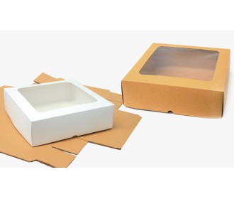 ΚΟΥΤΙ ΤΕΤΡΑΓΩΝΟ ΧΑΡΤΙΝΟ ΜΕ ΚΑΠΑΚΙ ΚΑΙ ΠΑΡΑΘΥΡΟ ΖΕΛΑΤΙΝΑ 25cm x 25cm x 7.5cm 0402216 ΚΟΥΤΙ ΤΕΤΡΑΓΩΝΟ ΧΑΡΤΙΝΟ ΜΕ ΚΑΠΑΚΙ ΚΑΙ ΠΑΡΑΘΥΡΟ ΖΕΛΑΤΙΝΑ 25cm x 25cm x 7.5cm 0402216