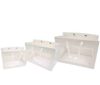 ΤΣΑΝΤΑ ΧΑΡΤΙΝΗ ΜΕ ΠΑΡΑΘΥΡΟ 50cm x 30cm x 25cm 0402218