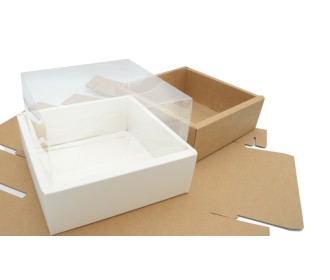 ΧΑΡΤΙΝΟ ΚΟΥΤΙ ME ΨΗΛΟ KAΠΑΚΙ ΖΕΛΑΤΙΝΑ 25cm x 25cm x 15cm 0402229 ΧΑΡΤΙΝΟ ΚΟΥΤΙ ME ΨΗΛΟ KAΠΑΚΙ ΖΕΛΑΤΙΝΑ 25cm x 25cm x 15cm 0402229