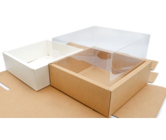 ΧΑΡΤΙΝΟ ΚΟΥΤΙ ME ΨΗΛΟ KAΠΑΚΙ ΖΕΛΑΤΙΝΑ 30cm x 30cm x 16cm 0402230 ΧΑΡΤΙΝΟ ΚΟΥΤΙ ME ΨΗΛΟ KAΠΑΚΙ ΖΕΛΑΤΙΝΑ 30cm x 30cm x 16cm 0402230