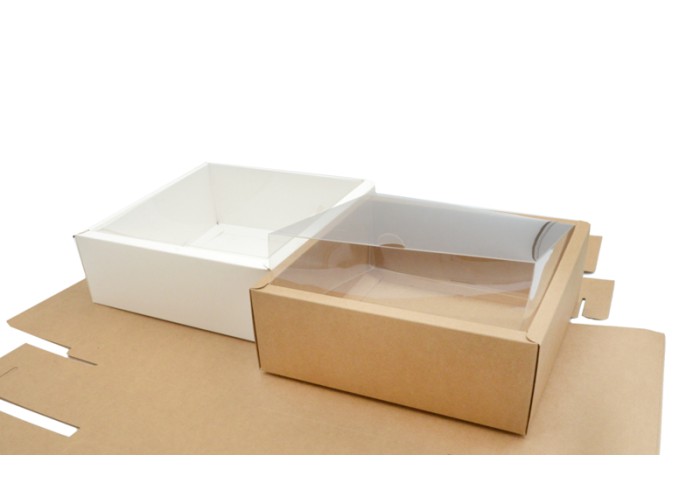 ΧΑΡΤΙΝΟ ΚΟΥΤΙ ME KAΠΑΚΙ ΖΕΛΑΤΙΝΑ 20cm x 20cm x 7cm 0402231 ΧΑΡΤΙΝΟ ΚΟΥΤΙ ME KAΠΑΚΙ ΖΕΛΑΤΙΝΑ 20cm x 20cm x 7cm 0402231
