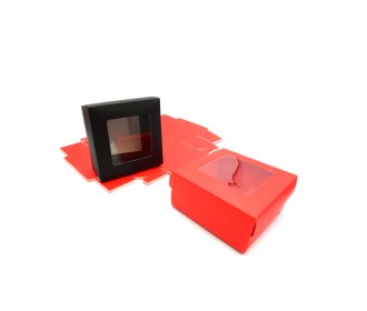 ΧΑΡΤΙΝΟ ΚΟΥΤΙ ME KAΠΑΚΙ ΠΑΡΑΘΥΡΟ ΖΕΛΑΤΙΝΑ 8cm x 8cm x 5cm 0402239 ΧΑΡΤΙΝΟ ΚΟΥΤΙ ME KAΠΑΚΙ ΠΑΡΑΘΥΡΟ ΖΕΛΑΤΙΝΑ 8cm x 8cm x 5cm 0402239