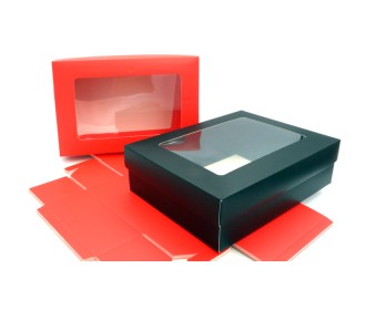 ΧΑΡΤΙΝΟ ΚΟΥΤΙ ME KAΠΑΚΙ ΠΑΡΑΘΥΡΟ ΖΕΛΑΤΙΝΑ 30cm x 23cm x 9cm 0402242 ΧΑΡΤΙΝΟ ΚΟΥΤΙ ME KAΠΑΚΙ ΠΑΡΑΘΥΡΟ ΖΕΛΑΤΙΝΑ 30cm x 23cm x 9cm 0402242