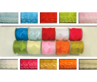 ΚΟΡΔΕΛΑ ΟΡΓΑΝΤΖΑ ΜΕ ΣΥΡΜΑ 7cm 10m 0501041 ΚΟΡΔΕΛΑ ΟΡΓΑΝΤΖΑ ΜΕ ΣΥΡΜΑ 7cm 10m 0501041