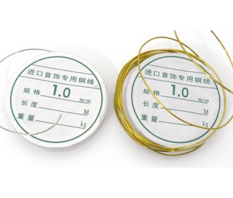 ΣΥΡΜΑΤΑΚΙ 1mm 2m ΧΡΥΣΟ ΑΣΗΜΙ 05010454