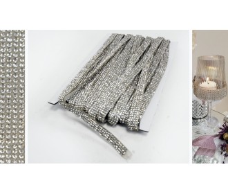 ΣΤΡΑΣ 2.5mm ΤΡΕΣΑ ΜΕ ΑΥΤΟΚΟΛΛΗΤΟ 1cm x 10m με 4 ΣΕΙΡΕΣ 0501116 ΣΤΡΑΣ 2.5mm ΤΡΕΣΑ ΜΕ ΑΥΤΟΚΟΛΛΗΤΟ 1cm x 10m με 4 ΣΕΙΡΕΣ 0501116