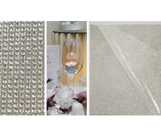 ΣΤΡΑΣ 3mm ΤΡΕΣΑ ΜΕ ΑΥΤΟΚΟΛΛΗΤO 1cm x 10m με 4 ΣΕΙΡΕΣ 0501117