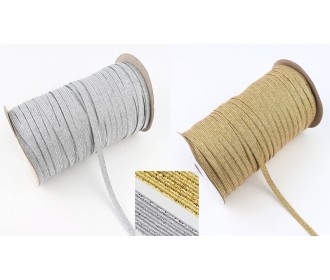 ΚΟΡΔΕΛΑ ΕΛΑΣΤΙΚΗ ΧΡΥΣΟ/ΑΣΗΜΙ 3mm x 180m 0501145