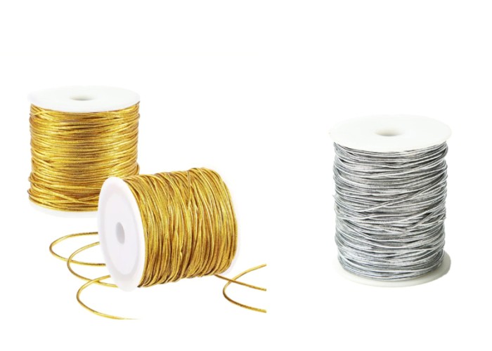 ΚΟΡΔΟΝΙ ΕΛΑΣΤΙΚΟ ΧΡΥΣΟ/ΑΣΗΜΙ 1mm x 100m 0501146 ΚΟΡΔΟΝΙ ΕΛΑΣΤΙΚΟ ΧΡΥΣΟ/ΑΣΗΜΙ 1mm x 100m 0501146