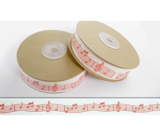 ΚΟΡΔΕΛΑ ΒΑΜΒΑΚΕΡΗ ΝΟΤΕΣ KOKKINO 2cm 20Y 0501186 ΚΟΡΔΕΛΑ ΒΑΜΒΑΚΕΡΗ ΝΟΤΕΣ KOKKINO 2cm 20Y 0501186