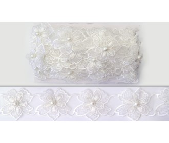 ΛΟΥΛΟΥΔΙ ΔΑΝΤΕΛΑ ΔΙΠΛΟ 50mm 10Y ΠΕΡΛΑ 8mm 0501222