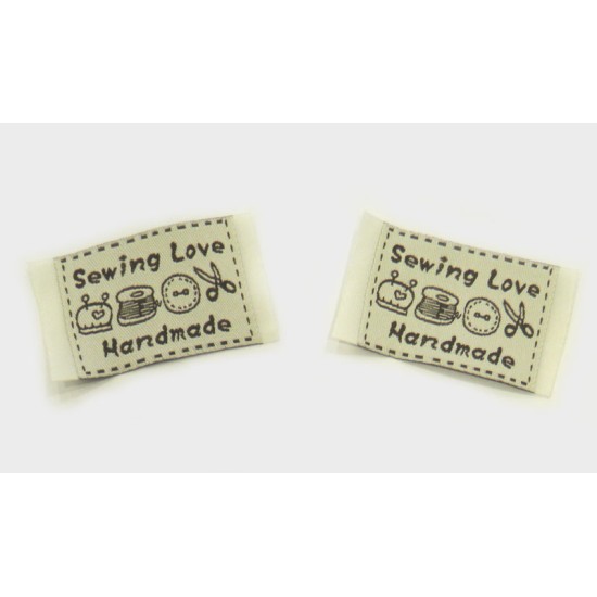 ΤΑΜΠΕΛΑΚΙ ΚΕΝΤΗΜΕΝΟ SEWING LOVE 4cm x 3cm 0501239