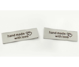 HAND MADE WITH LOVE 52mm x 15mm 0501241 HAND MADE WITH LOVE 52mm x 15mm 0501241