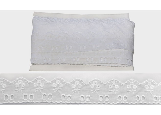 ΤΡΕΣΑ ΔΑΝΤΕΛΑ ΒΑΜΒΑΚΕΡΗ 4cm x 15Y 0501263 ΤΡΕΣΑ ΔΑΝΤΕΛΑ ΒΑΜΒΑΚΕΡΗ 4cm x 15Y 0501263