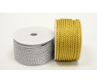 ΤΡΙΚΛΩΝΟ ΜΙΚΡΟ ΧΡΥΣΟ ΑΣΗΜΙ 0.3cm x 20Y 0501292