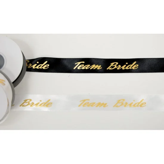 ΚΟΡΔΕΛΑ ΣΑΤΕΝ ΧΡΥΣΟΤΥΠΙΑ TEAM BRIDE 2.5cm x 25Y 0501295