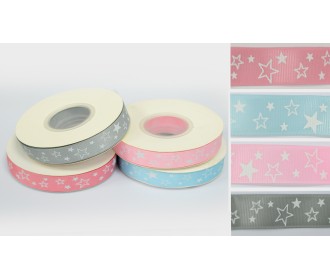 ΚΟΡΔΕΛΑ ΓΚΡΟ ΜΕ ΛΕΥΚΟ ΑΣΤΕΡΙ 1cm x 25Y 0501322 ΚΟΡΔΕΛΑ ΓΚΡΟ ΜΕ ΛΕΥΚΟ ΑΣΤΕΡΙ 1cm x 25Y 0501322