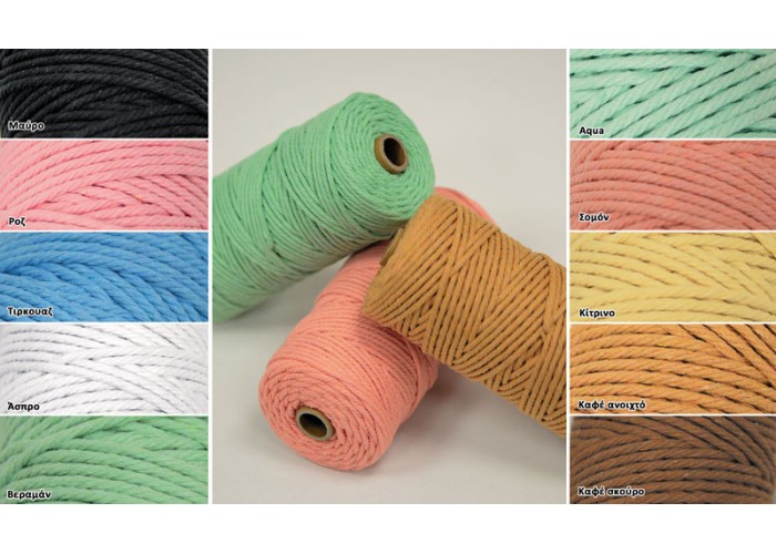 ΚΟΡΔΟΝΙ ΒΑΜΒΑΚΕΡΟ ΣΤΡΙΦΤΟ ΜΑΚΡΑΜΕ 3mm x 100m 0501328 ΚΟΡΔΟΝΙ ΒΑΜΒΑΚΕΡΟ ΣΤΡΙΦΤΟ ΜΑΚΡΑΜΕ 3mm x 100m 0501328