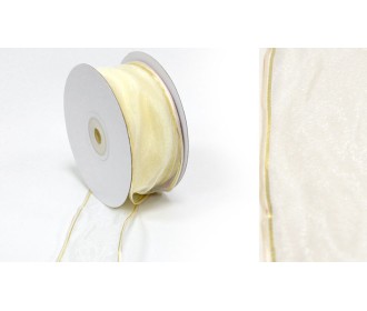 ΚΟΡΔΕΛΑ ΟΡΓΑΝΤΖΑ ΕΚΡΟΥ ΜΕ ΣΥΡΜΑ ΧΡΥΣO TEΛΕΙΩΜΑ 3.8cm x 25Y 0501352 ΚΟΡΔΕΛΑ ΟΡΓΑΝΤΖΑ ΕΚΡΟΥ ΜΕ ΣΥΡΜΑ ΧΡΥΣO TEΛΕΙΩΜΑ 3.8cm x 25Y 0501352