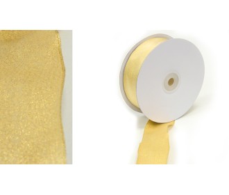 ΚΟΡΔΕΛΑ ΓΥΑΛΙΣΤΕΡΗ ΣΑΤΕΝ ΑΝΟΙΧΤΟ ΧΡΥΣΟ ΜΕ ΣΥΡΜΑ 3.8cm x 25Y 0501354 ΚΟΡΔΕΛΑ ΓΥΑΛΙΣΤΕΡΗ ΣΑΤΕΝ ΑΝΟΙΧΤΟ ΧΡΥΣΟ ΜΕ ΣΥΡΜΑ 3.8cm x 25Y 0501354